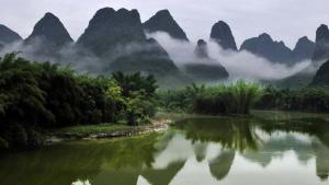 Mount Tianmenshan Landscape in Guilin